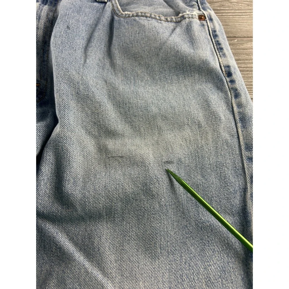 Levis 550 Relaxed Fit Jeans Light Wash Blue Denim Mens 36X32 Vintage Style